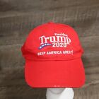 Trump 2020 Keep America Great Red Baseball Cap Hat Adult President Embroidered