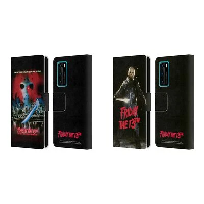 FUNDA BILLETERA LIBRO CUERO GRÁFICOS VIERNES 13 PARTE VIII PARA TELÉFONOS HUAWEI 4 Foto 1 de 4
