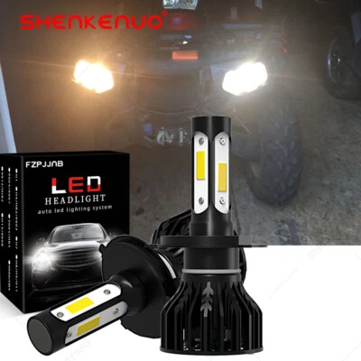 2 4Side Super Bright LED Bulbs For 1999-2000 Polaris Magnum 500 4x4 Headlight US — 第 1/4 张图片