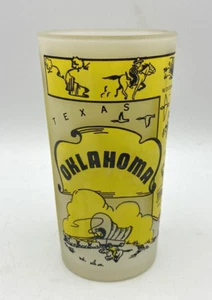 Vaso de bar vintage de los Estados de EE. UU. 10 OZ Oklahoma Hazel Atlas Glass - Imagen 1 de 3