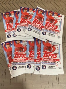 Topps 2022 Series 1 Baseball Pack - Lot Of 20 Packs - Factory Sealed Hobby Packs