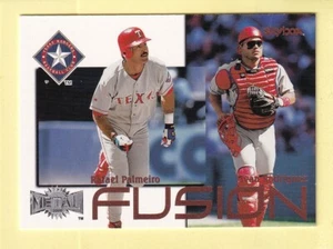 Metal Fusion #14 F 2000 Rafael Palmeiro/Iván Rodríguez Texas Rangers - Imagen 1 de 2