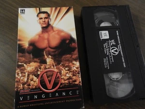 WWE WWF VHS VENGEANCE RAW 2004 CHRIS BENOIT KANE RIC FLAIR BATISTA LITA PPV - Picture 1 of 2