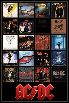 NMR AQUARIUS Poster AC/DC Discography