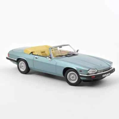 JAGUAR XJ-S 5.3 H.E. Cabriolet 1988 Bleu Métallisé - 1:18 NOREV 182635 - Photo 1/2
