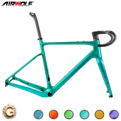 AIRWOLF R045 Carbon Gravel Rennrad Rahmen T1100 Bike Frame - Bild 1 von 4