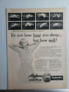 Lote de 2 anuncios impresos de arte de pared de decoración de arte de pared Englander vintage 1956 - Imagen 1 de 2