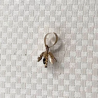 14K Solid Yellow Gold Claw Bail Findings for DIY Pendant Charm - Image 1 of 3