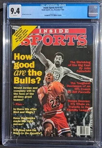 Michael Jordan, Wilt Chamberlain, INSIDE SPORTS CGC 9.4 Newstand December 1992 - Picture 1 of 4