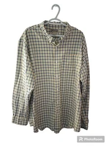 Duluth Trading Company Herren Langarm Knopfleiste kariertes Kleid Shirt Größe 2XL - Bild 1 von 10