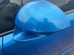 VAUXHALL CORSA D VXR 06-14 PASSENGER SIDE N/S DOOR WING MIRROR ARDEN BLUE - Picture 1 of 5