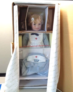 Danbury Mint Shirley Temple Doll- Red Cross Doll- Serving America- Box w/ COA - Picture 1 of 6