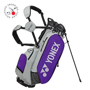 Yonex Golf Carry Stand Bag 9.5 x 47 5way Divider Lightweight 2.6kg Silver/Purple - Picture 1 of 10