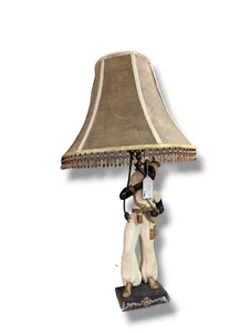 1950er Jahre wunderschöne marokkanische Kreidewaren Blackamoor Lampen. - Bild 1 von 1