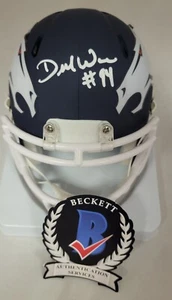 Demarcus Ware Signed Denver Broncos Amp Mini Football Helmet Beckett Auto - Picture 1 of 4
