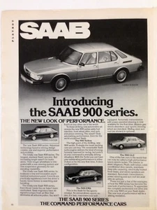 1979 Saab 900 Print Ad Turbo - Picture 1 of 2
