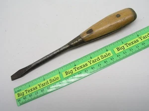 Vintage Irwin Wood Handle Screwdriver - Bild 1 von 4