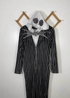 Disney Pesadilla Antes de Navidad Jack Skellington Pijama Adulto Una Pieza Pequeño Foto 1 de 4