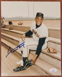 Willie Mays AUTO 8 x 10 San Francisco Giants Baseball Signed 8x10 Photo JSA HOF - Bild 1 von 7