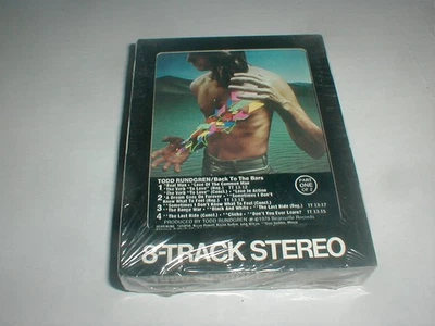Todd Rundgren BACK TO BARS 8 Track Tape SEALED Power Pop Classic Rock PART ONE - Image 1 of 4