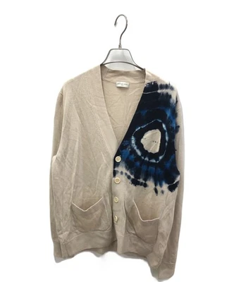 Cárdigan DRIES VAN NOTEN Tie-dye Talla: Grande Beige Hombre Foto 1 de 4