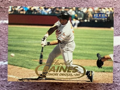 1998 Fleer Tradition Harold Baines #138 Baltimore Orioles - Image 1 of 2