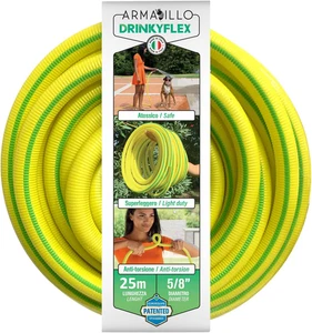 Armadillo Drinky Flex 25 Metri, Tubo Da Giardino Super Leggero Antitorsione, Can - Foto 1 di 12