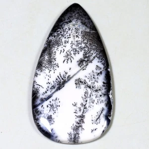 44 CT 4X25X47 mm AGATA DENDRITE NATURALE PERA CABOCHON TACCHINO PIETRA PREZIOSA DD-292 - Foto 1 di 1