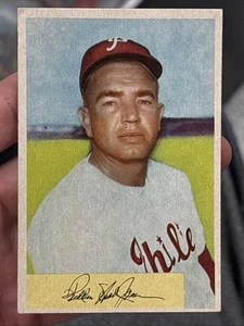 1954 Bowman Baseball #143 Willie Jones - Picture 1 of 2