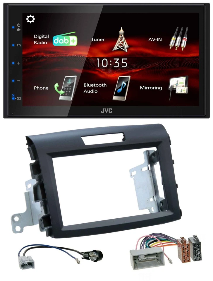 JVC USB Bluetooth MP3 DAB 2DIN Autoradio für Honda CR-V FR5/FR6 ab 2012 - Bild 1 von 4
