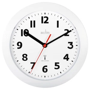 Acctim Parona White Clock - Picture 1 of 1