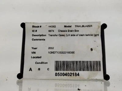 Carcasa de transferencia ECM de chasis compatible con 02-05 ENVOY 1341557 Foto 1 de 4