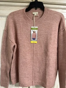 Legendary Outfitters Women's Soft and Cozy Crewneck Sweater, Heather Rose, S - Picture 1 of 7