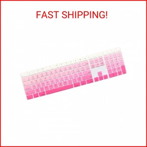 Ultra Thin Silicone Full Size Wireless Numeric Keyboard Cover Skin for Mac 2017 - Picture 1 of 2