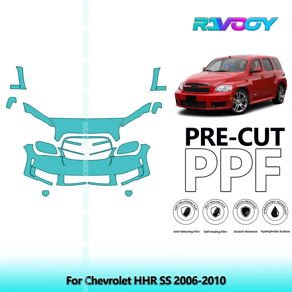 Kit de protección de pintura precortada PPF para Chevrolet HHR SS 2006-2010 Foto 1 de 4