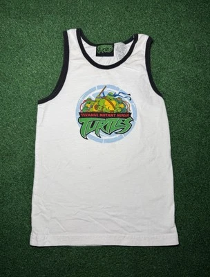 Vintage Y2K Teenage Mutant Ninja Turtles TMNT TV Show Promo Boys Med 8 Tank Top  - Image 1 of 4