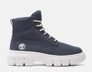 Timberland Women’s Greyfield Canvas Boot Size 7 / Blue / Excellent Condition - Picture 1 of 12