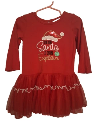 Vestido tutú de Navidad para niñas pequeñas 2T Foto 1 de 4