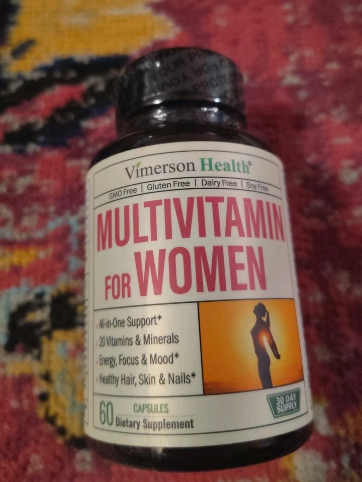 Suplemento multivitamínico y multimineral para mujer Vimerson Health, 60 cápsulas Foto 1 de 3