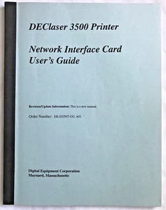DEC / Digital Equipment - DEClaser 3500 - Network Interface Card User's Guide - Picture 1 of 7