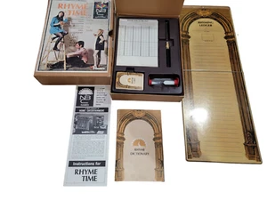 Juego de estantería vintage 1969 Rhyme Time Hasbro NBC entretenimiento en casa - Imagen 1 de 12
