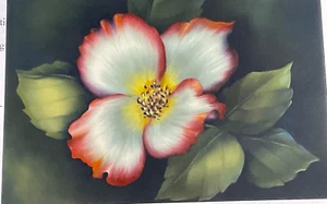 CHERI ROL “Beginning Oils-Rose” Decorative Painting Pattern Packet Tole Flowers - Picture 1 of 4