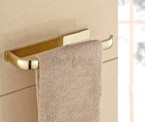 Goldfarben Messing Wandmontage Badezimmer Einzel Handtuchhalter Handtuchhalter Halter 8ba844 - Bild 1 von 5