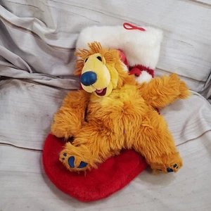 Bear In The Big Blue House Talking Plush Christmas Stocking WORKS 17 Inch 2000 - Picture 1 of 9