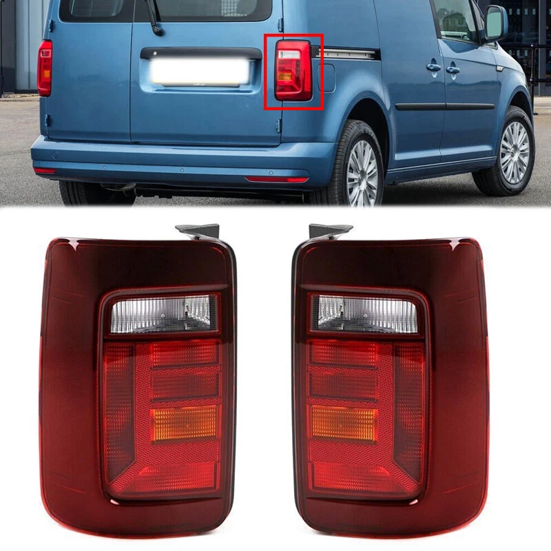 Luz trasera derecha 2 piezas luz freno para Volkswagen Caddy 2016-2020 Foto 1 de 4