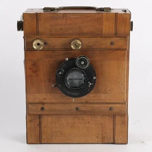 Reise Holzkamera 13 x 18 cm Carl Zeiss Compur 13,5cm/1:4.5 SHP 309195 - Photo 1/5