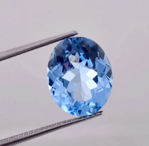 7x9 MM Natural Flawless Blueish AQUAMARINE Oval Cut Loose Gemstone GIT Certified - Picture 1 of 5