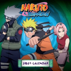 Calendario 2025 Naruto Shippuden Mes para Ver Anime Manga Calendario Cuadrado - Imagen 1 de 9