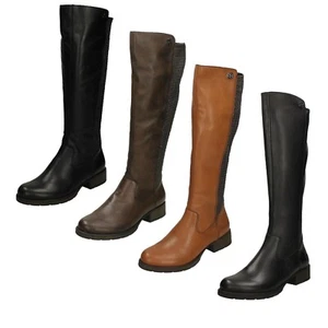 Donna Rieker Moda Al Ginocchio Stivali Stile Z9591 - Picture 1 of 44