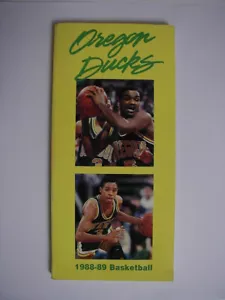 1988-89 OREGON DUCKS BASKETBALL MEDIENFÜHRER Jahrbuch DON MONSON 1989 UO U of O - Bild 1 von 6
